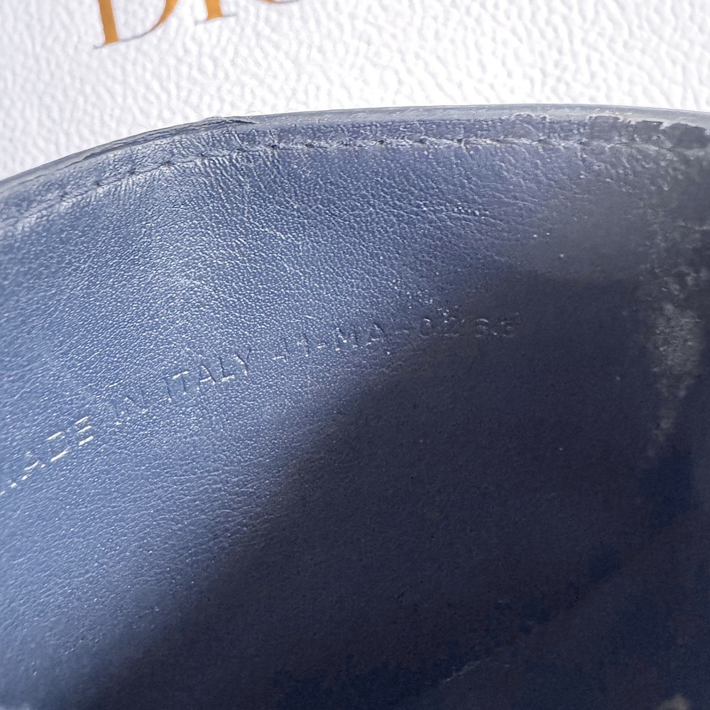 SOLD‼️Dior Oblique Jacquard 30 Montaigne Freesia Card Case Holder Blue Compact - Picture 11 of 16